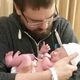Cassell with his first son, Roen.